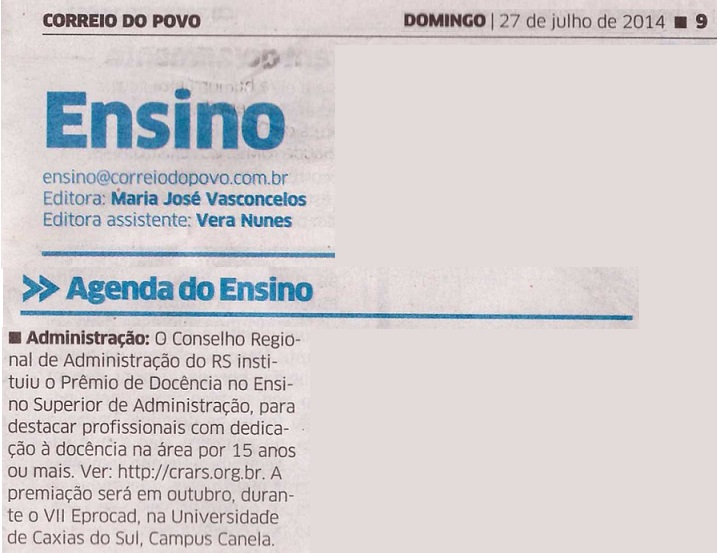 Prêmio Docência em Ensino